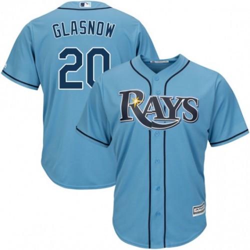 Mens Tampa Bay Rays Tyler Glasnow Cool Base Replica Jersey Light Blue –  Cheapest Gear Nation